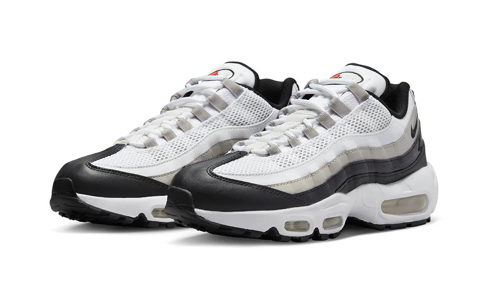 Air Max 95 White Light Iron Ore Black Patent