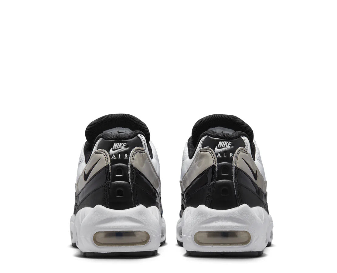 Air Max 95 White Light Iron Ore Black Patent