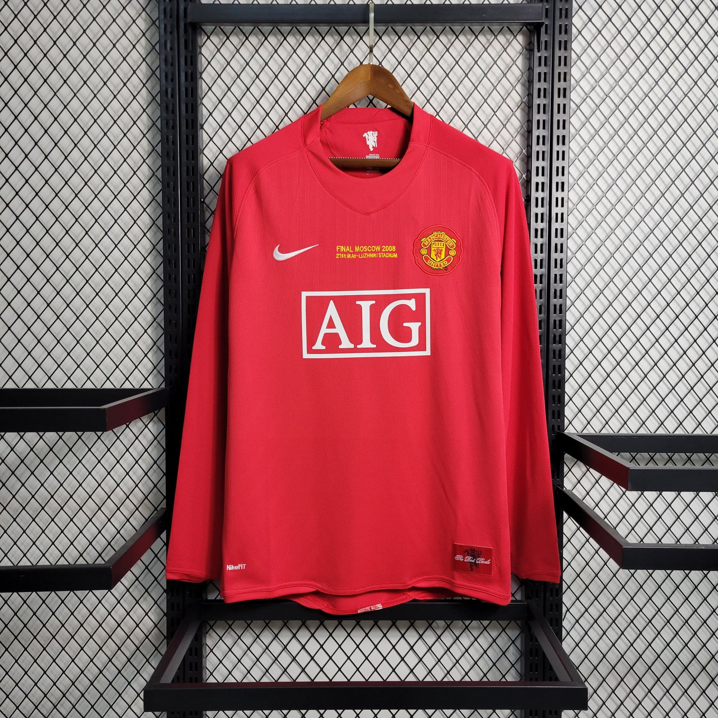 Retro Long Sleeve 07-08 M-U Champions League